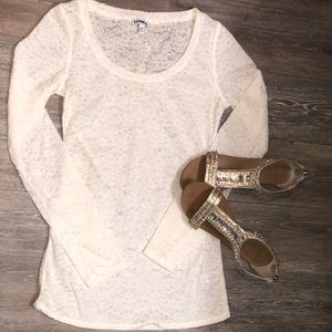 Express Flower Laced Top👄